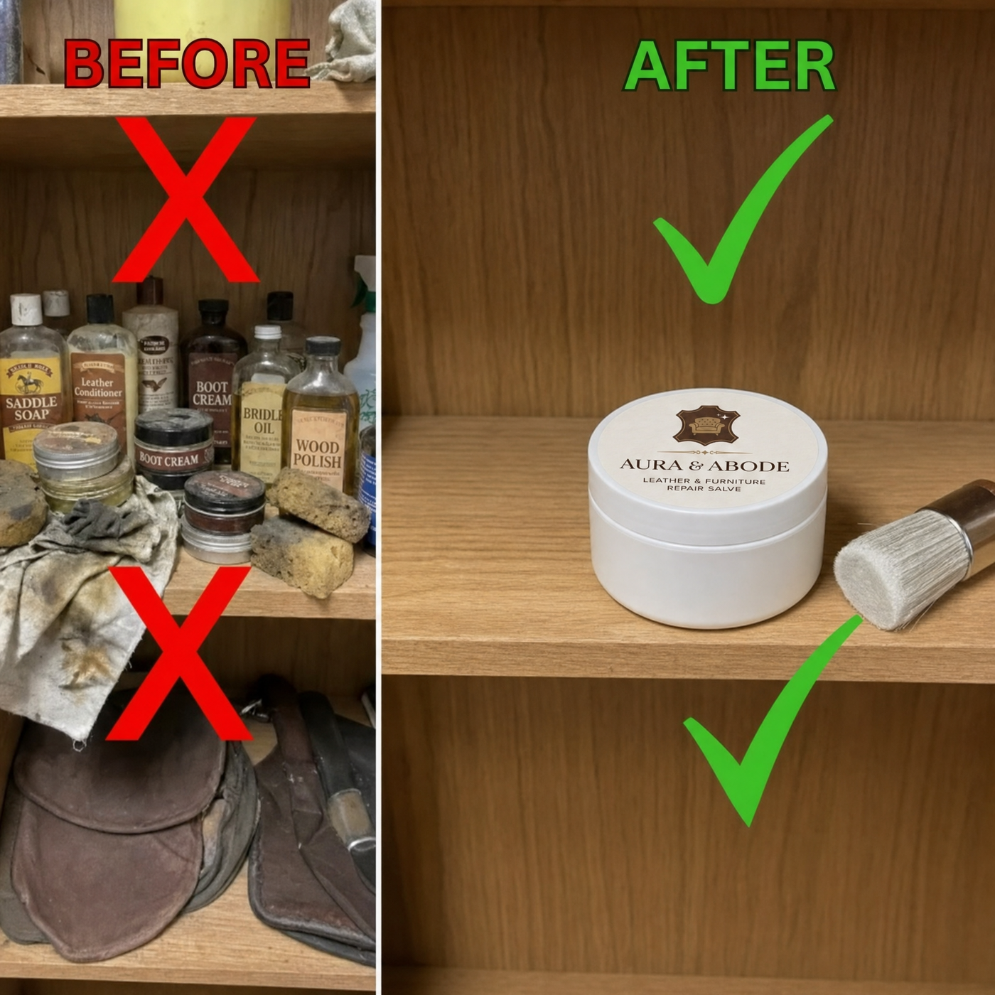 Reason #3: One Jar Replaces Your Entire Product Shelf