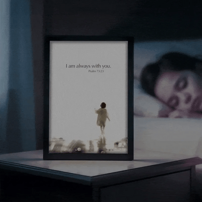 Handcrafted The Jesus Lamp "I Am Always With You"